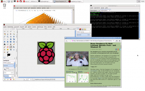 Mehrere Programme gleichzeitig auf dem Desktop ausführen: kein Problem mehr auf dem Pi 2